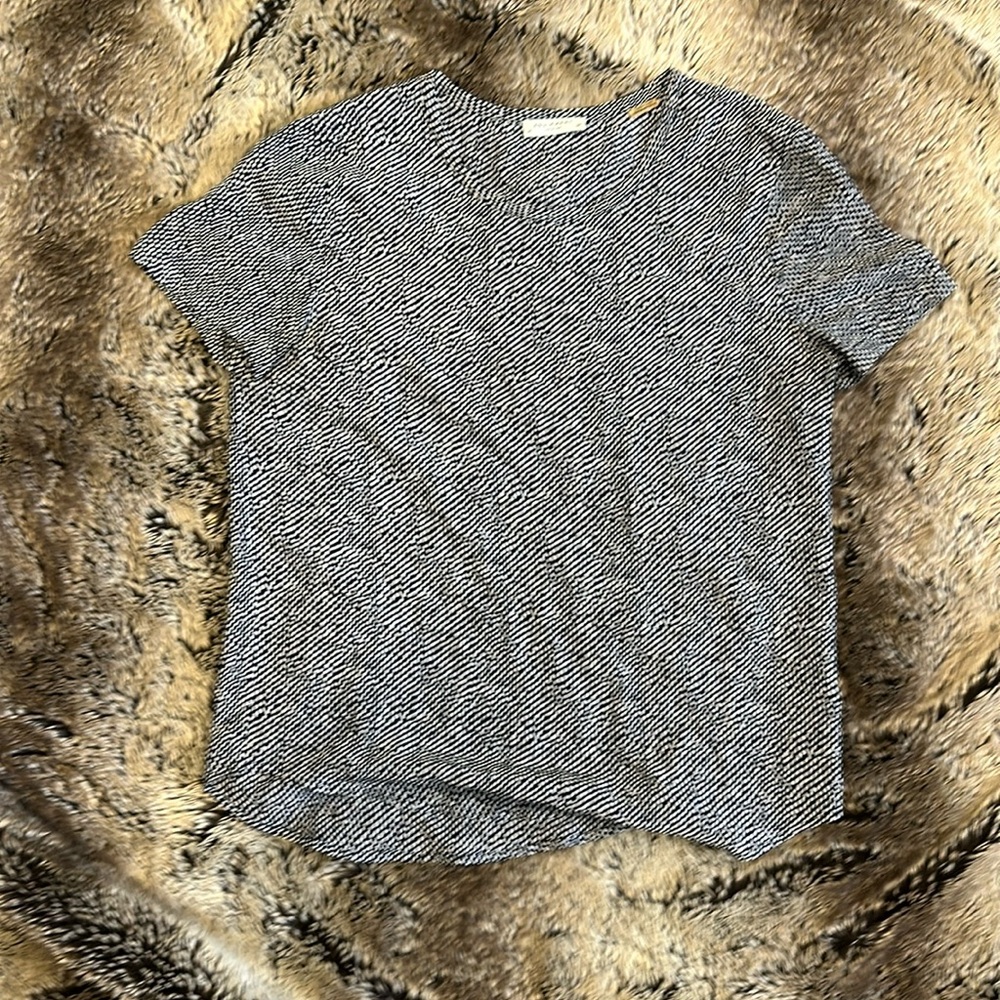 Equipment Short Sleeve Silk Top